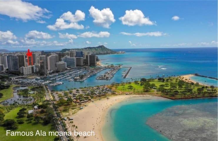 Waikiki High-Rise Sea View Free Parking Aparthotel Χονολουλού Εξωτερικό φωτογραφία